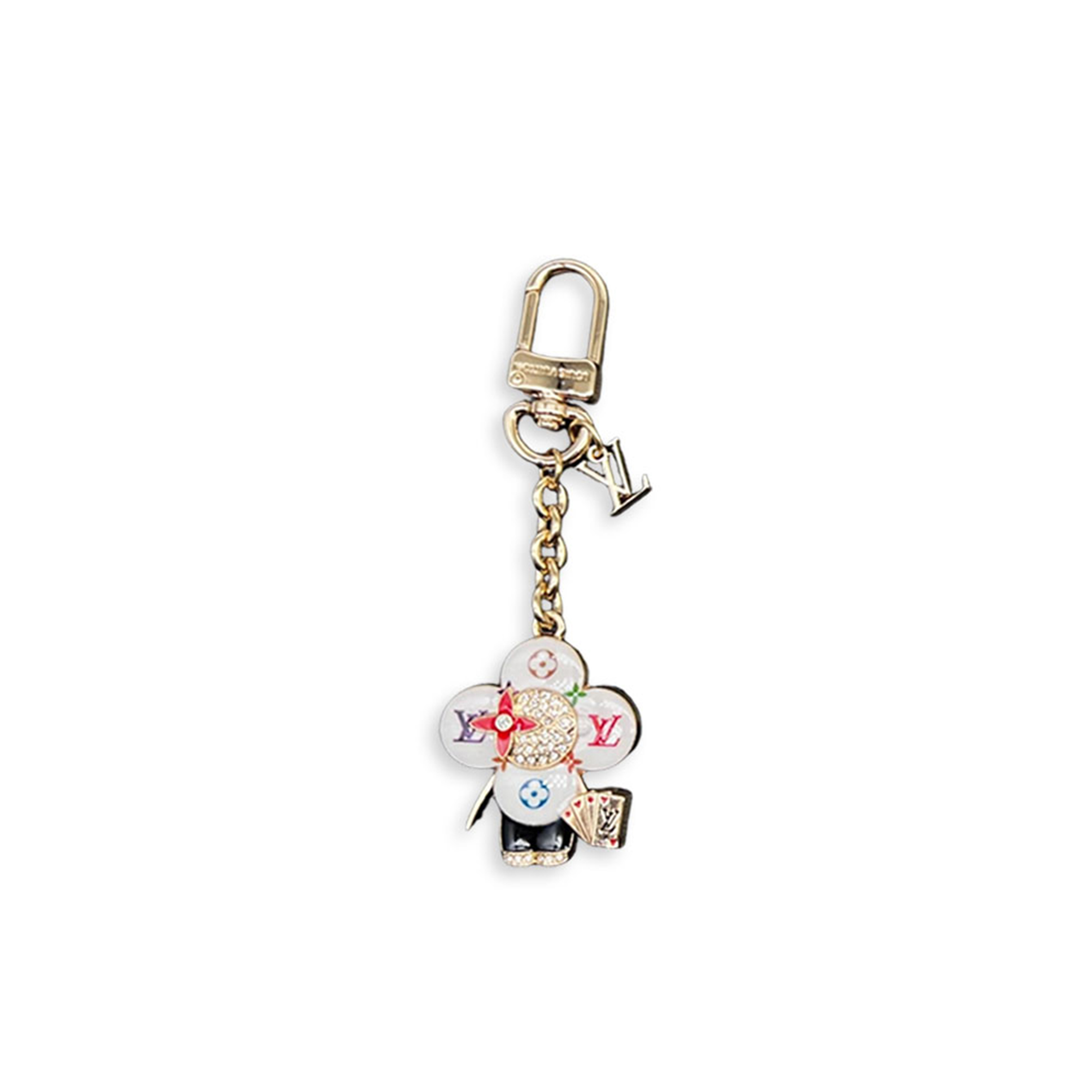 LOUIS VUITTON BAG CHARM AND KEY HOLDER